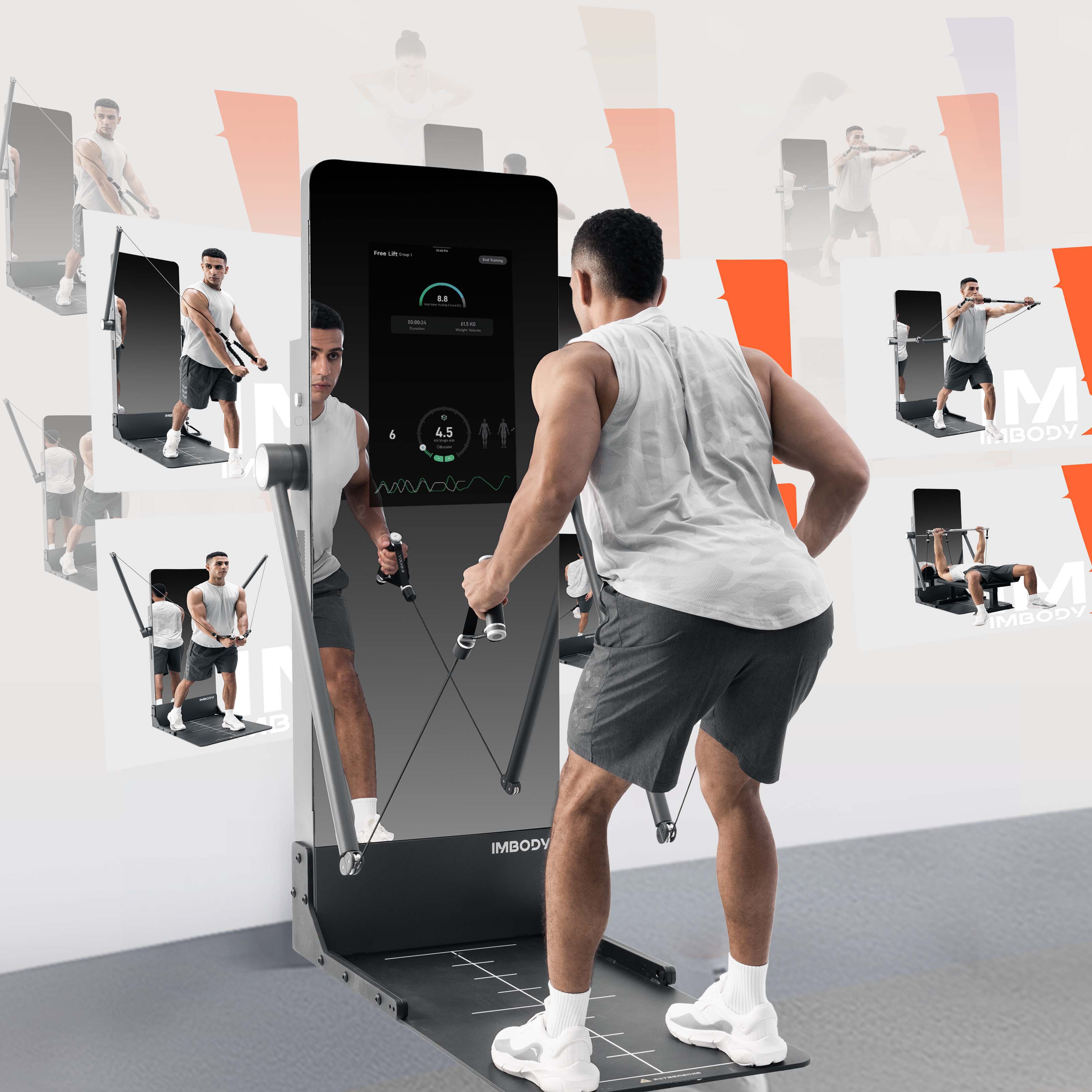 Multi-touch Screen Professional Home Gym