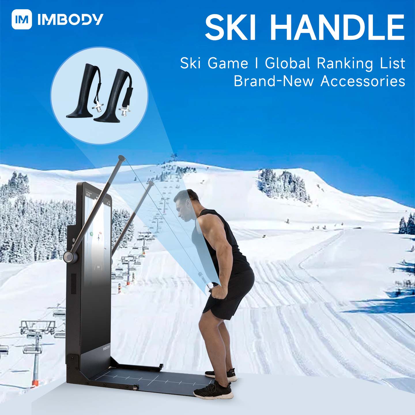 IMBODY Power S product accessories - Ski handlebars