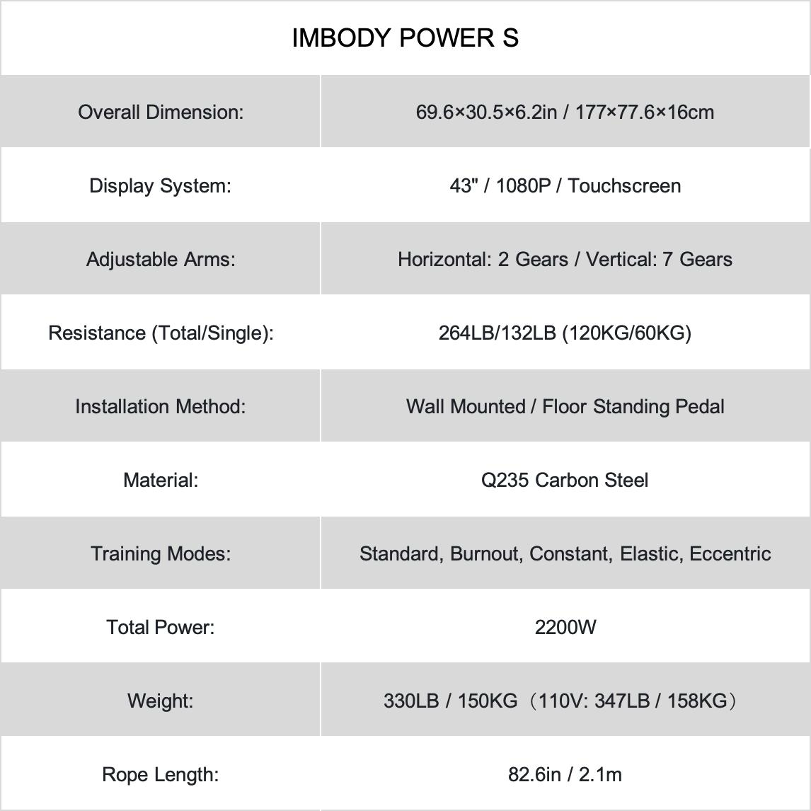 POWER S 43 inch Smartphone Control Strength Training For Home Gym