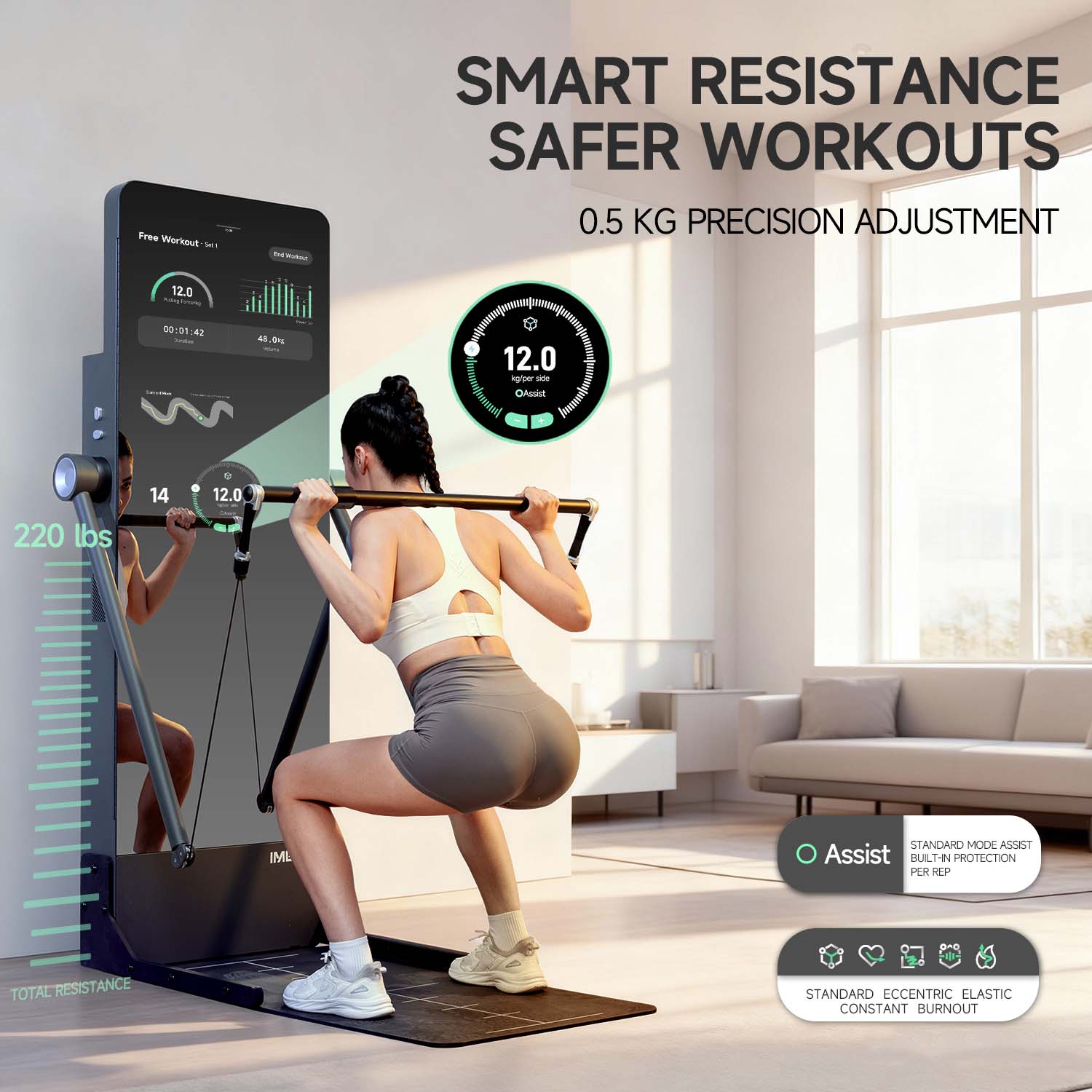 smart resistance control fitness machine smart resistance control fitness machine