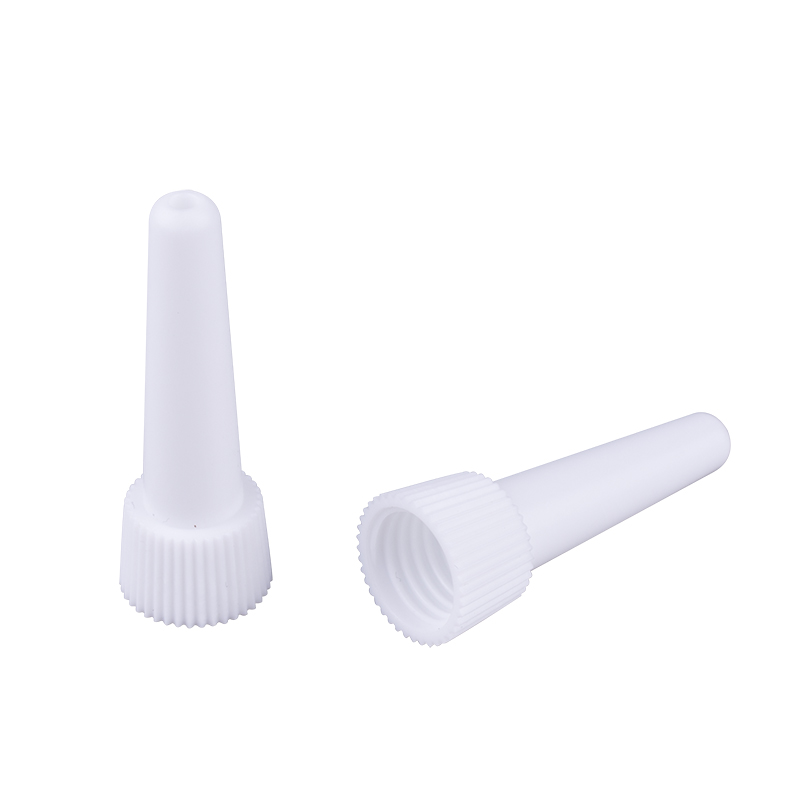 10mm Long Point Nozzle Lid for Ointment Tube Hemorrhoids Paste Applicator Plastic