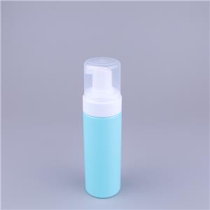 Custom Empty 150ml Cosmetic Packaging Matte PET Plastic Foam Dispenser Pump Soap Cleanser Bottle