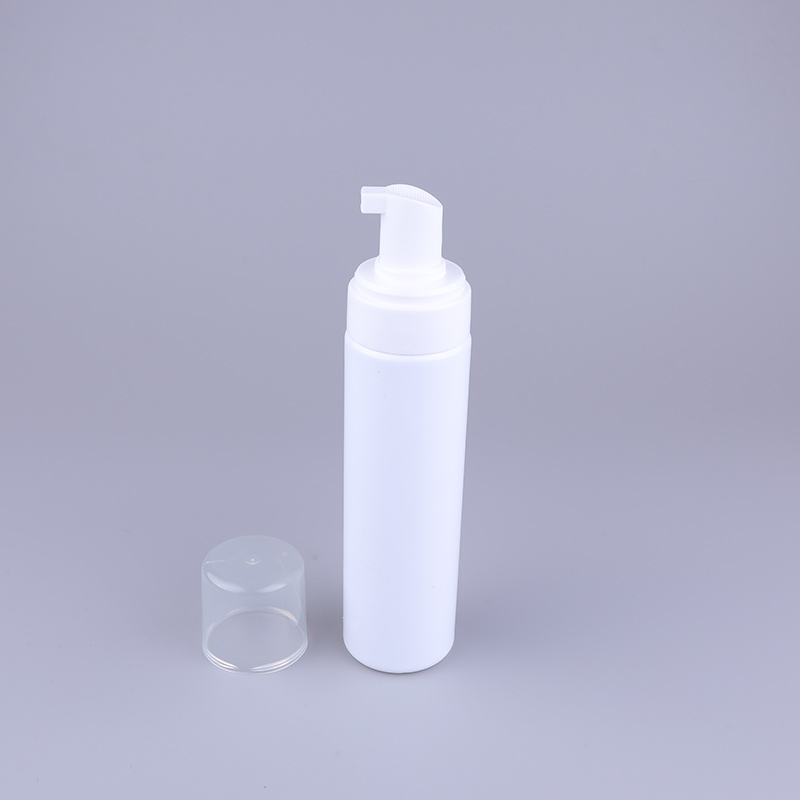 Foaming Liquid Soap Hand Wash Bottle 200ml PET Plastic Dispenser Soap Foam Pump Bottle