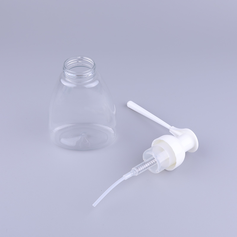 Conical 300ml PET Clear Plastic Bottle with Foam Pump Cleansing Mousse Bottle Hand Sanitizer Bottle