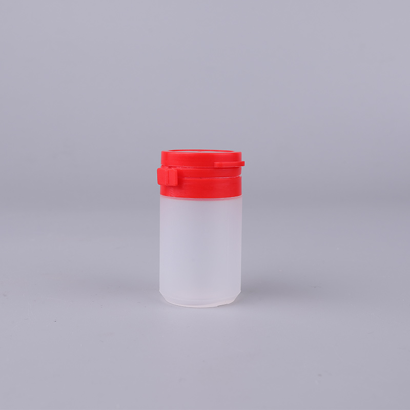 25ml Round HDPE Plastic Candy Container Chewing Gum Bottle Vitamin Bottles with rRing-pull Cap