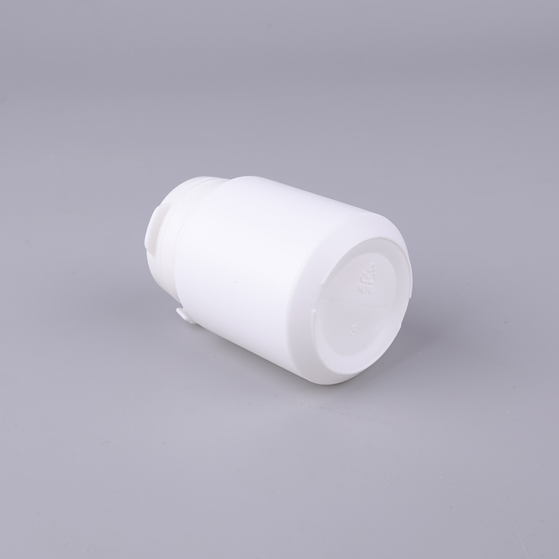 100ml Empty White HDPE pPill Capsule Container Chewing Gum Bottle with Flip Top Cap