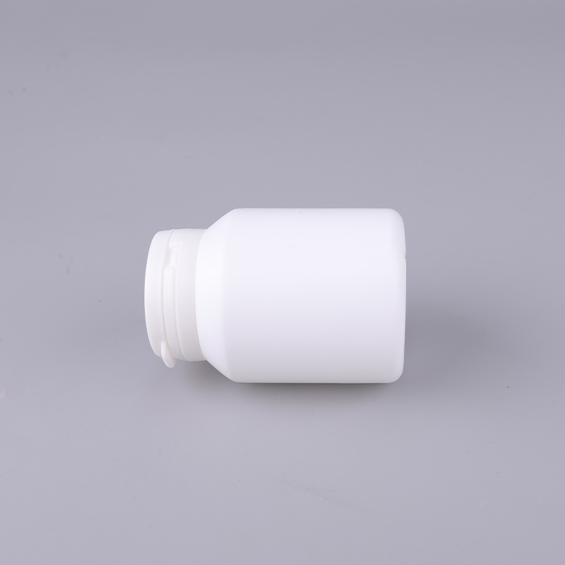 Easy-pulling Lid 150ml HDPE Plastic Capsule Packaging Jar Container