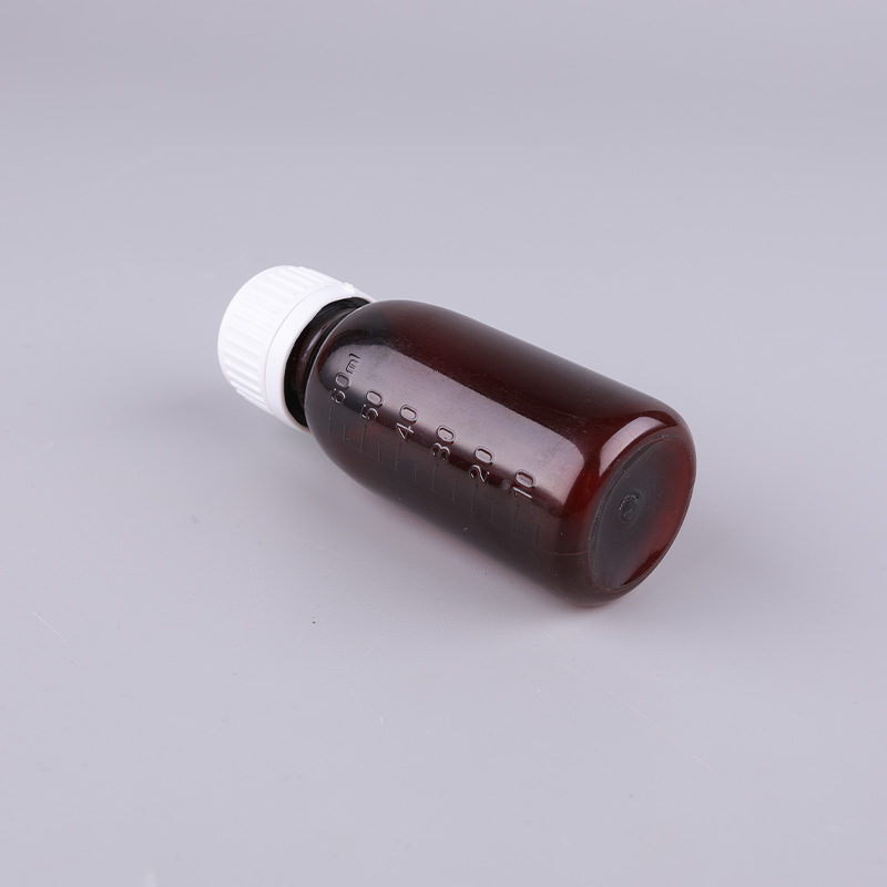 60ml PET Plastic Liquid Cough Syrup Bottle Medical Pharmaceutical Bottle with Screw Cap