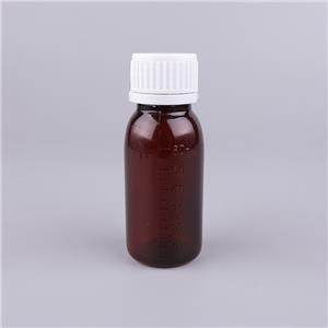 60ml PET Plastic Liquid Cough Syrup Bottle Medical Pharmaceutical Bottle with Screw Cap