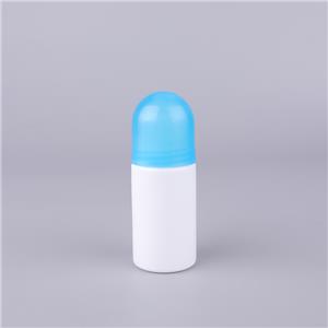 50ml Roll on Deodorant Bottles Perfume Essential Oil Roller Bottles with Plastic Roller Ball