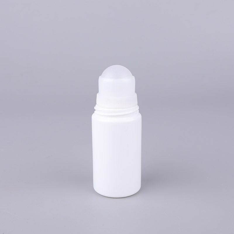 50ml Roll on Deodorant Bottles Perfume Essential Oil Roller Bottles with Plastic Roller Ball