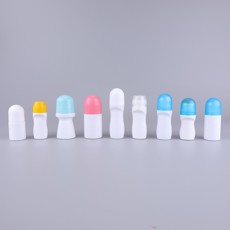 Plastic Roll on Bottle 50ml Cosmetic and Medical Screw Cap