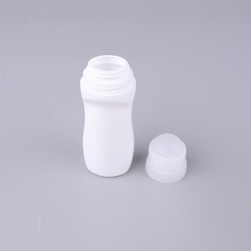 50ml Empty Refillable White Plastic Essential Oil Perfumes Roll on Bottle for Deodorant Container with Roller Ball