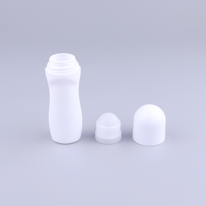 Plastic Refillable 60ml HDPE Roll on Bottle for Essential Oil Deodorant Packaging