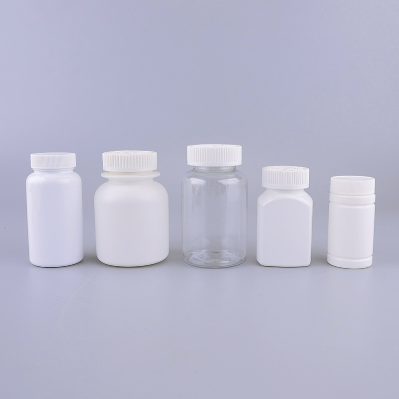 Capsule Bottles Plastic Vatimin Bottles 120ml PET Drug Supplement Pill Bottle