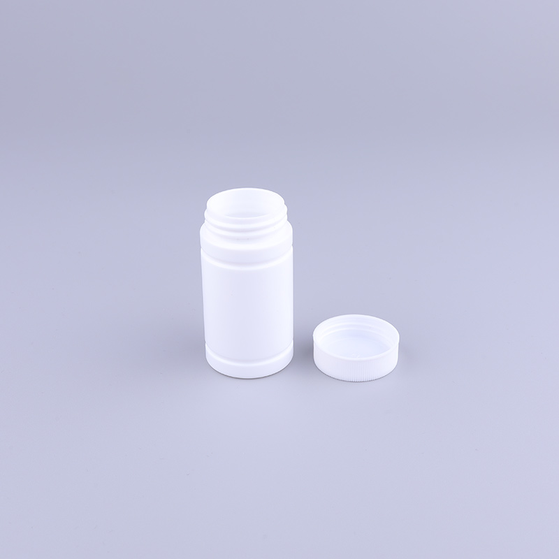 Mini Healthy White Medical Medicine Plastic Container Empty Vitamin Pill Capsule Bottle