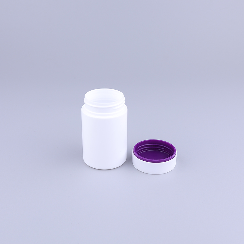 HDPE Pharmaceutical Health Care Capsule Bottles 120ml Plastic Vitamin Supplement Bottles Calcium Tablet Bottles