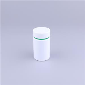 Capsule Bottle with Cap PET Plastic Healthy Medical White Empty Vitamin Pill 100ml Pill Packaging