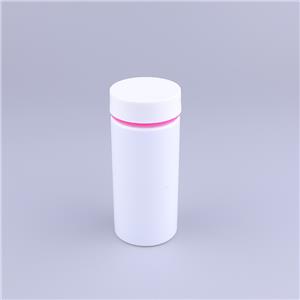 Empty Round White HDPE Capsules Tablets Bottle 180ml Plastic Supplements Medicine Pills Bottles