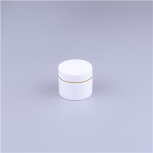 Skin Care 10g White Plastic HDPE Thick Walled Jar Cream Jar Thick Walled Bottle for Cosmetic Packaging