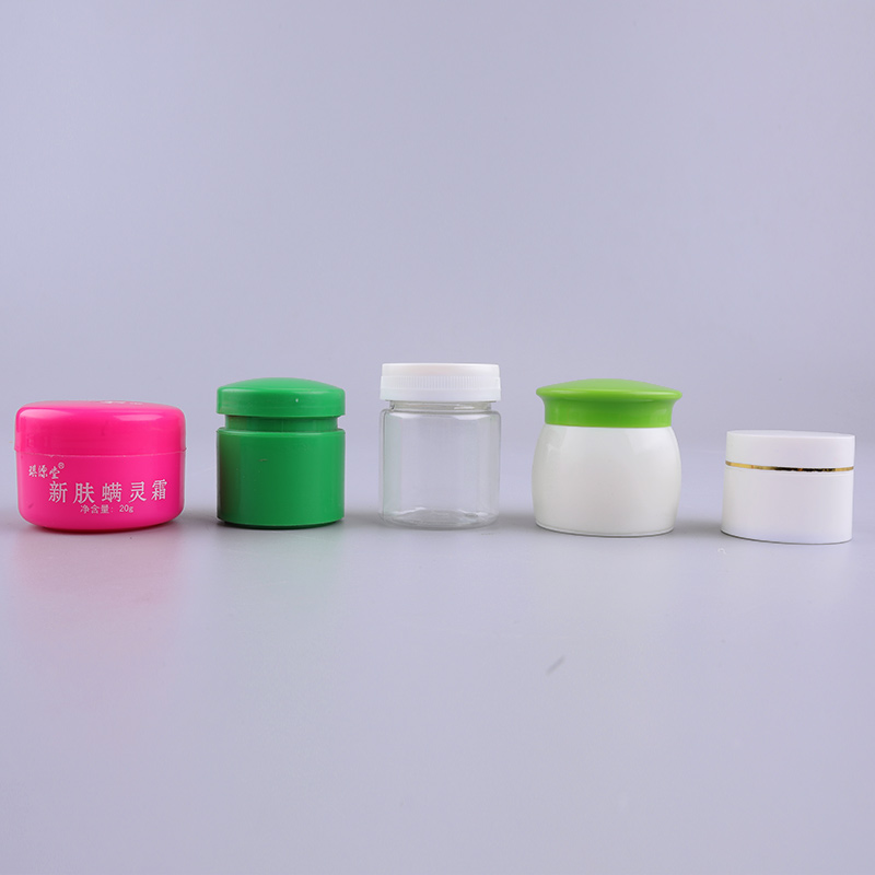 Skin Care 10g White Plastic HDPE Thick Walled Jar Cream Jar Thick Walled Bottle for Cosmetic Packaging