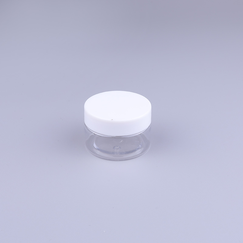 Round Shape Skincare Packaging 30g 20g Acrylic Double Wall Cosmetic Jar Custom Cream Jar