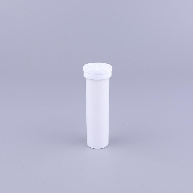 Empty Effervescent Tablet Tubes 35ml 65ml Plastic PP Calcium Vitamin C Effervescent Bottles with Desiccant Cap