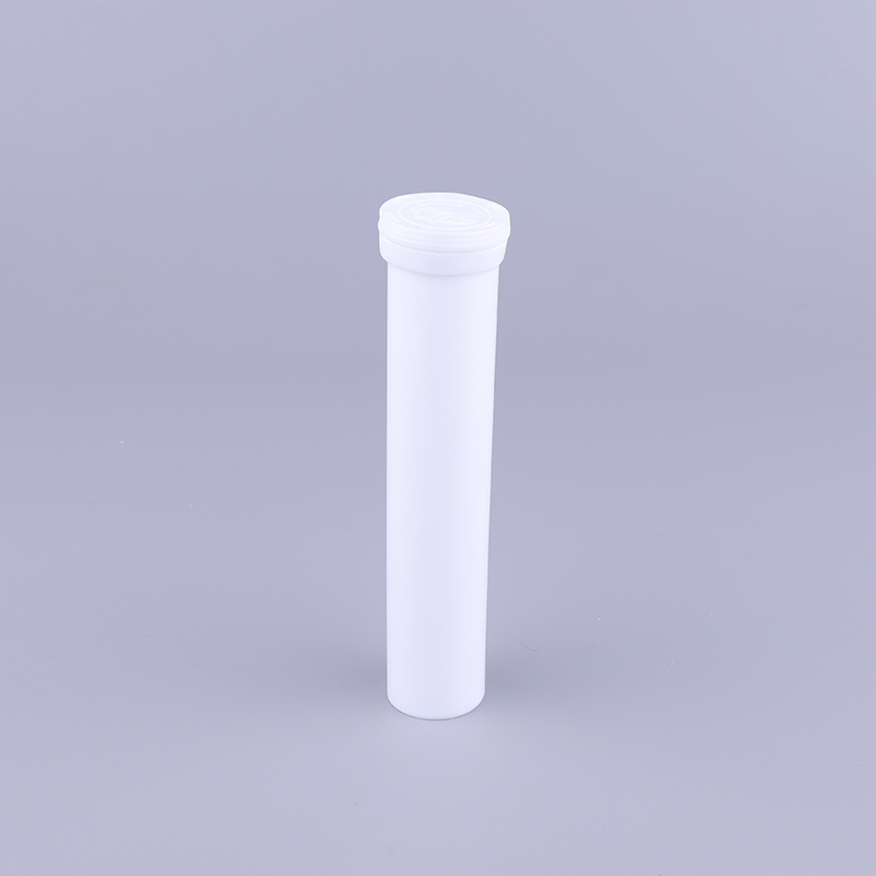 Empty Effervescent Tablet Tubes 35ml 65ml Plastic PP Calcium Vitamin C Effervescent Bottles with Desiccant Cap