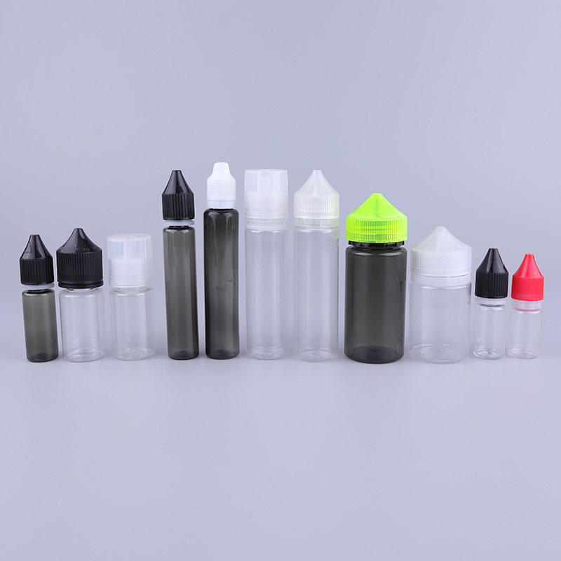 10ml PET Dropper Bottles, E-Liquid Bottles with a Childproof Cap