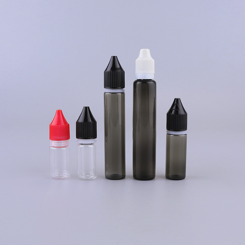 10ml PET Dropper Bottles, E-Liquid Bottles with a Childproof Cap