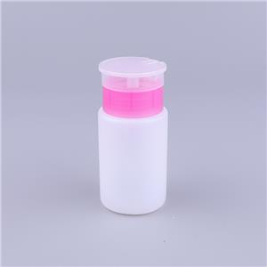 100ml Skin Toner Plastic Bottle Push Down Eye Makeup Nail Polish Remover Pump Dispenser Bottle