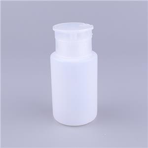 150ml Plastic HDPE Cosmetic Eye Nail Polish Press Pump Makeup Remover Bottle For Cleansing