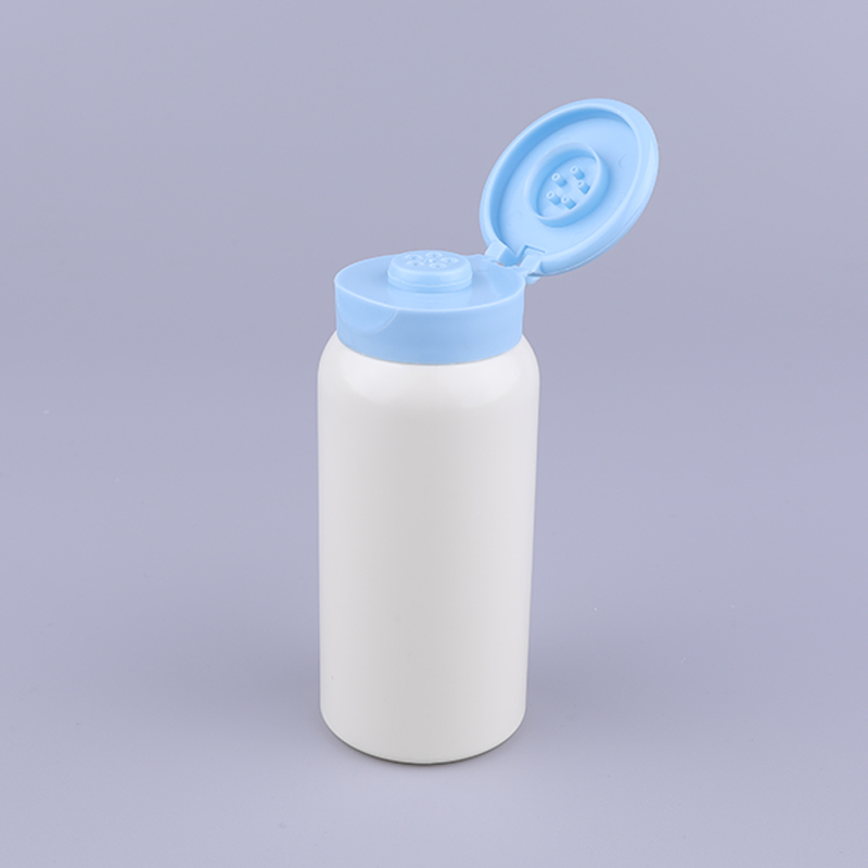 Flip Top Cap 60g/100g HDPE Plastic Baby Talcum Powder Bottle with Cap for Body Loose Powder Bottle