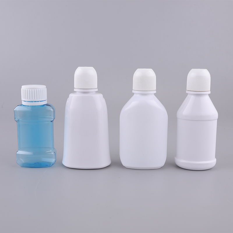 65ml PET Mouth Rinse Customized Color Plastic Mouthwash Bottle with Screw Cap