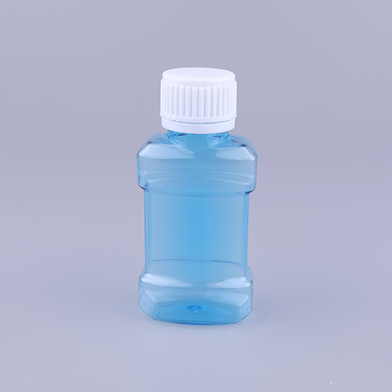 65ml PET Mouth Rinse Customized Color Plastic Mouthwash Bottle with Screw Cap