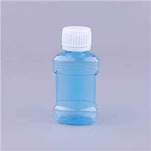 65ml PET Mouth Rinse Customized Color Plastic Mouthwash Bottle with Screw Cap