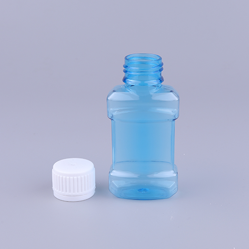 65ml PET Mouth Rinse Customized Color Plastic Mouthwash Bottle with Screw Cap