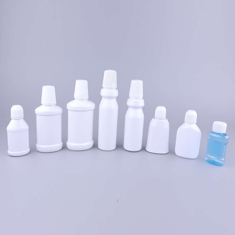 PET Mouthwash Bottle 250ml Round Plastic Bottle for Oral Product