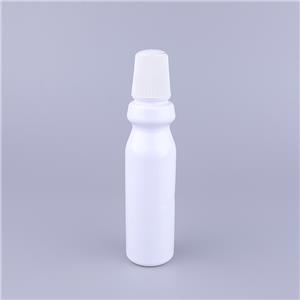 300ml PET Plastic Tooth Care Round Shape Mouthwash Dispenser Bottle for Oral Care