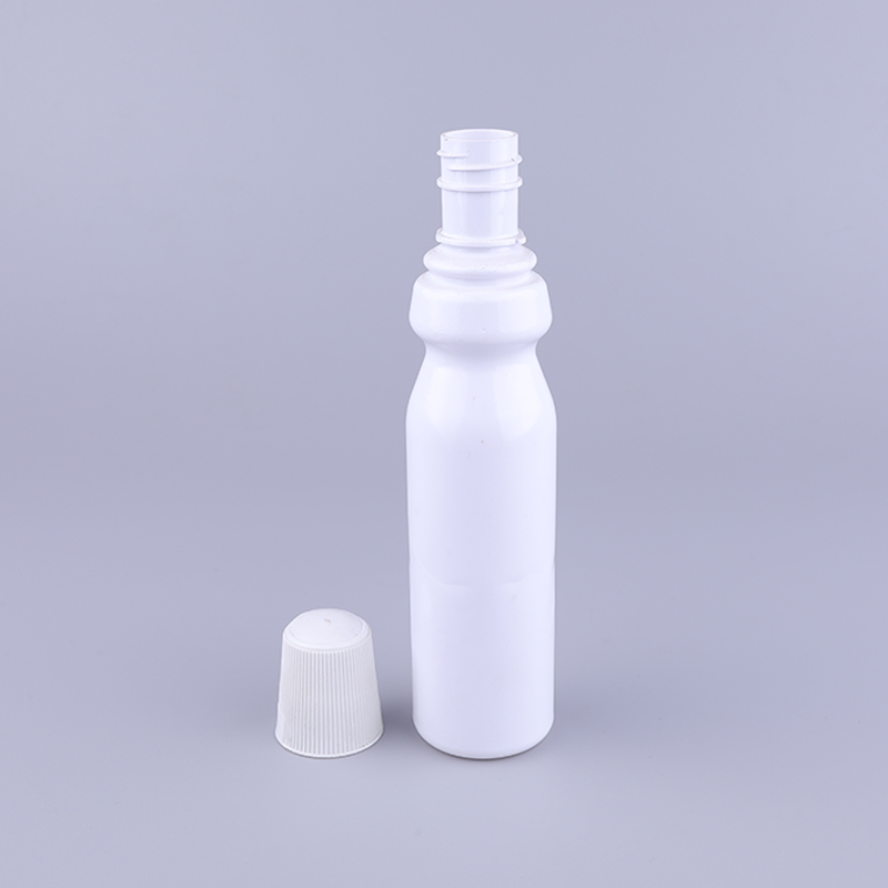 300ml PET Plastic Tooth Care Round Shape Mouthwash Dispenser Bottle for Oral Care