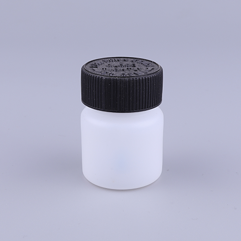 30ml/50ml Plastic Liquid Glue Bottle Touch Up Bottle with Brush Cap for Paint Containers PE Bottle with Push Down Cap