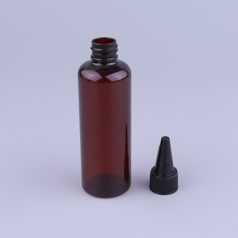 50ml 80ml 100ml 120ml Glue Plastic Bottle with Twist Dispensing Dropper Cap PET Transparent Plastic Bottle