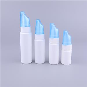 HDPE 30ml 50ml 60ml 100ml Nasal Spray Bottle Nasal Spray Pump Bottle for Personal Cleaning