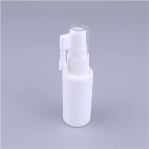 35ml HDPE Empty pharmaceutical plastic Bottle Oral Nasal Throat Mist Spray Bottle