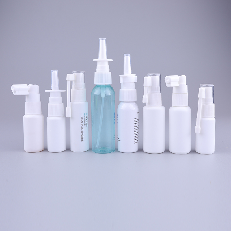 35ml Oral Nasal Throat Mist Spray Plastic Bottle Empty Liquid Spray Bottle Customized Long Nozzle HDPE Bottle Spray