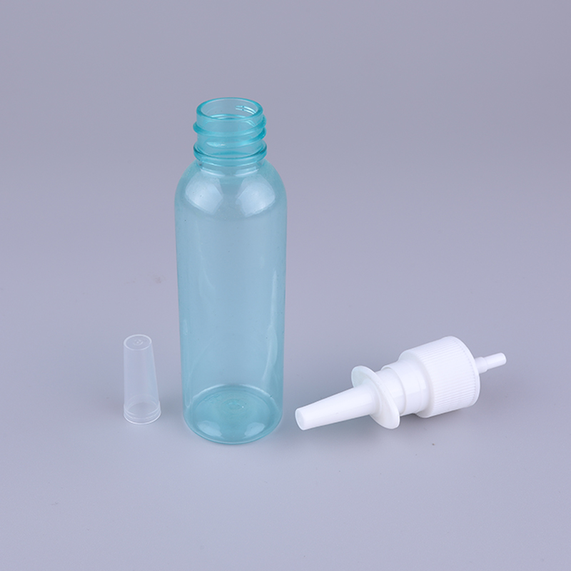 55ml PET Empty Oral Throat Mist Pump Nasal Spray Bottle for Medical Packaging Nasal Bottles