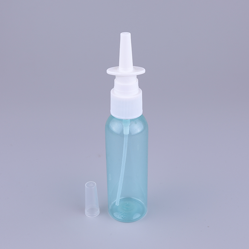 55ml PET Empty Oral Throat Mist Pump Nasal Spray Bottle for Medical Packaging Nasal Bottles