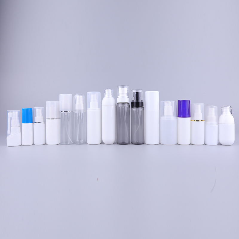 Customized 60ml Colorful HDPE Plastic Spray Pump Bottles Cosmetic Skincare Face Mist Spray Bottles