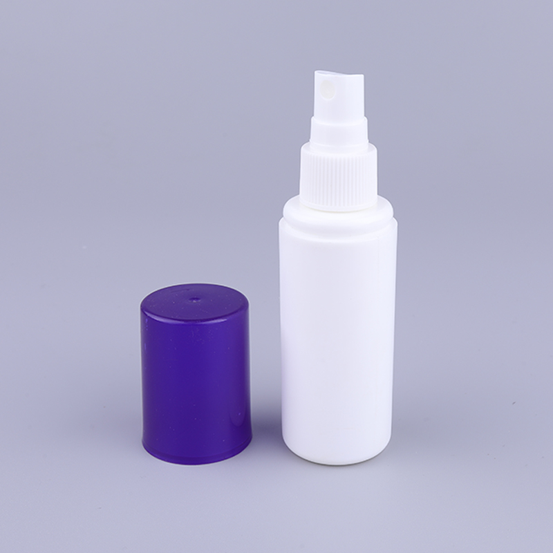 Customized 60ml Colorful HDPE Plastic Spray Pump Bottles Cosmetic Skincare Face Mist Spray Bottles