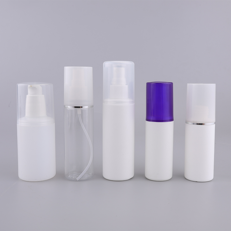 100ml Cylindrical Round Shoulder Colorful Plastic Spray Bottle with Fine Spray